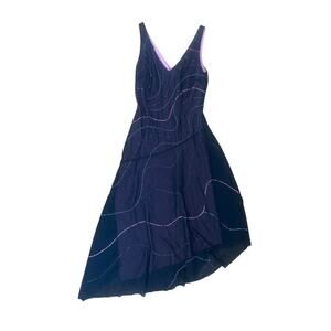 Y2k BCBG Maxazria 90s Sparkly Mesh Overlay Dress